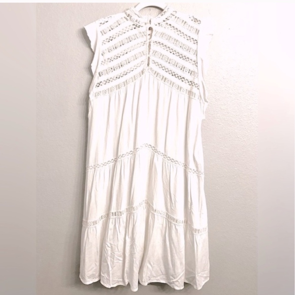 Ba&sh Zenna Ecru dress size 3 = US womens large - Picture 7 of 12